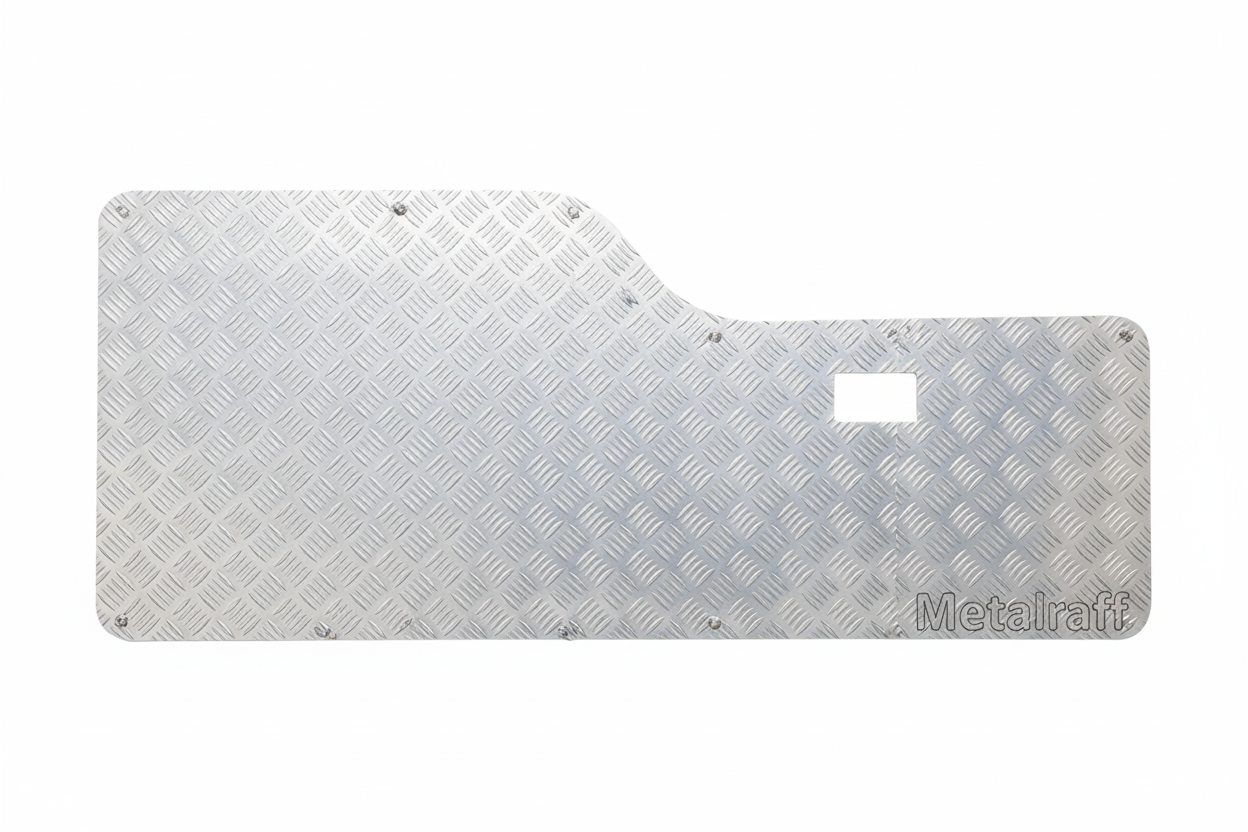 Panel protector aluminio Discovery superficie limpia